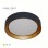 HOME LIGHT Solea 65 CCT LED plafonjera crna