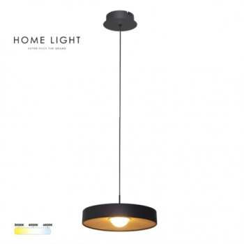 HOME LIGHT Solea 66 CCT LED visilica crna