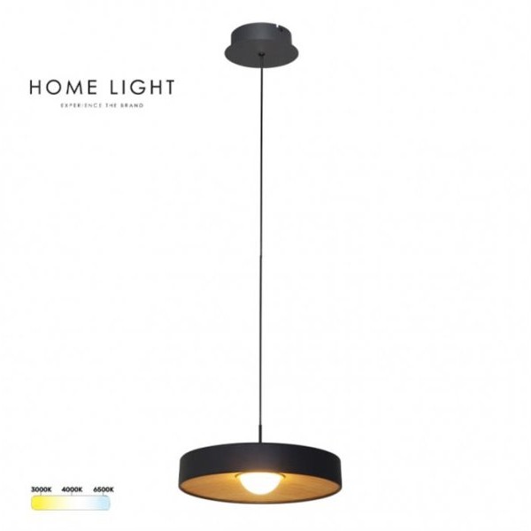HOME LIGHT Solea 66 CCT LED visilica crna