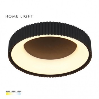 HOME LIGHT Solea 71 CCT LED plafonjera crna