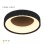 HOME LIGHT Solea 71 CCT LED plafonjera crna