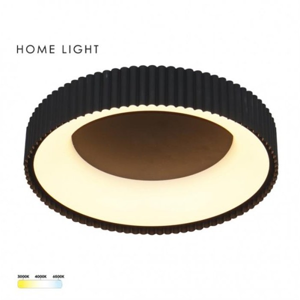 HOME LIGHT Solea 71 CCT LED plafonjera crna