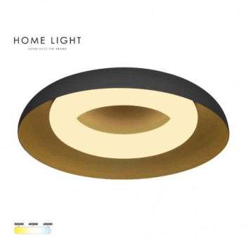 HOME LIGHT Solea 72 CCT LED plafonjera crna