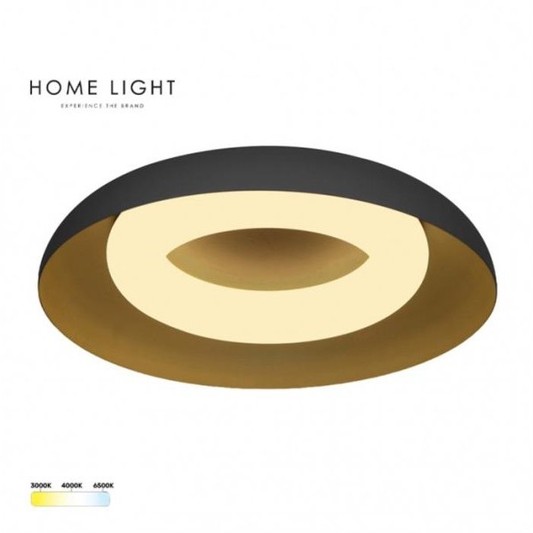HOME LIGHT Solea 72 CCT LED plafonjera crna