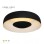 HOME LIGHT Solea 76 CCT LED plafonjera crna