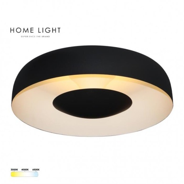 HOME LIGHT Solea 76 CCT LED plafonjera crna