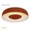 HOME LIGHT Solea 76 CCT LED plafonjera Terakota
