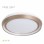 HOME LIGHT Solea 77 CCT LED plafonjera Coffee