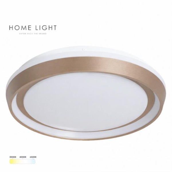 HOME LIGHT Solea 77 CCT LED plafonjera Coffee