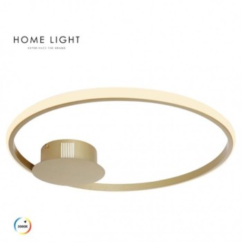 HOME LIGHT Solea 86 LED plafonjera zlatna