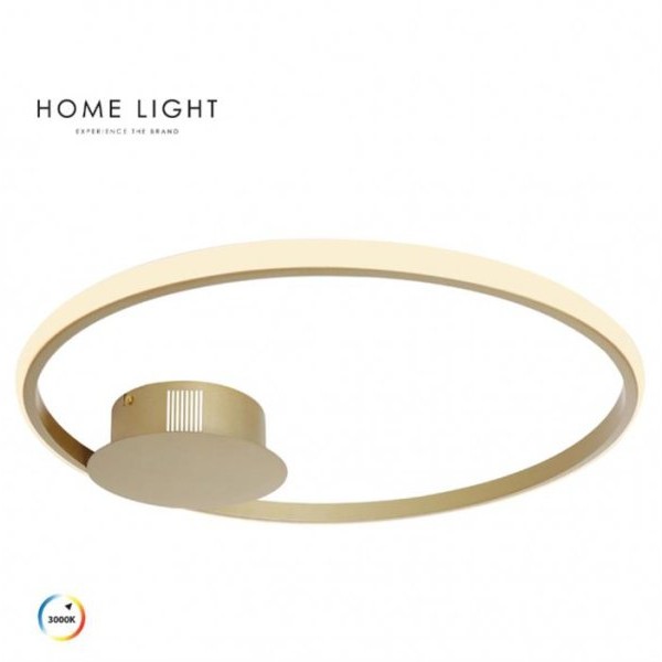 HOME LIGHT Solea 86 LED plafonjera zlatna