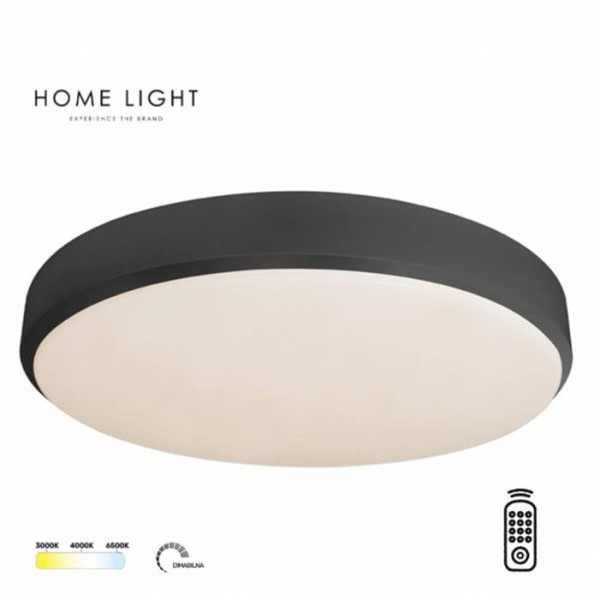 HOME LIGHT Solea 87 CCT LED plafonjera crna