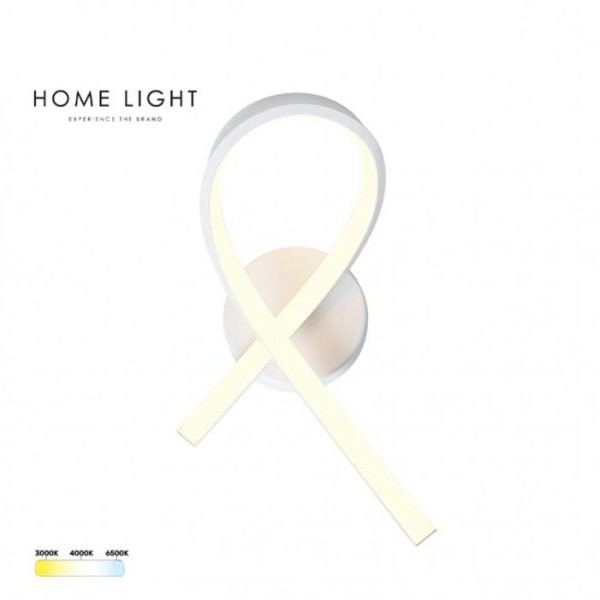HOME LIGHT Solea 88 CCT LED zidna lampa bela