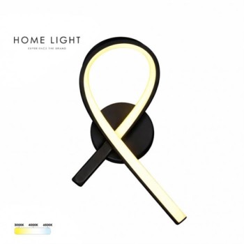 HOME LIGHT Solea 88 CCT LED zidna lampa crna