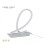 HOME LIGHT Solea 89 CCT LED stona lampa bela