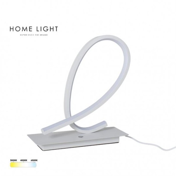 HOME LIGHT Solea 89 CCT LED stona lampa bela