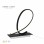 HOME LIGHT Solea 89 CCT LED stona lampa crna