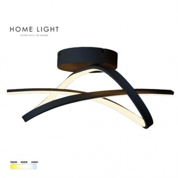 HOME LIGHT Solea 91 CCT LED luster crni