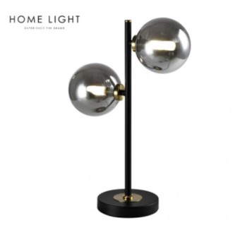 HOME LIGHT STONA LAMPA 2*G9 CRNA/BAKAR