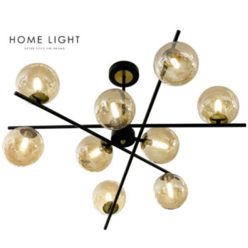 HOME LIGHT TALIA 42 LUSTER 9*G9 CRNA/BAKAR