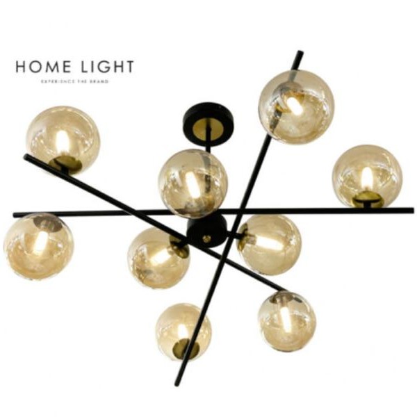 HOME LIGHT TALIA 42 LUSTER 9*G9 CRNA/BAKAR