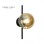 HOME LIGHT Talia 43 Zidna lampa