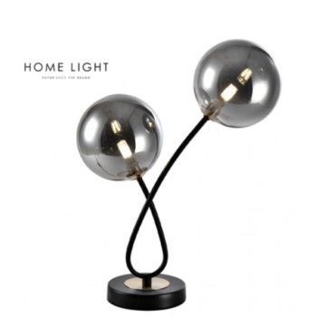 HOME LIGHT TALIA 47 STONA LAMPA 2*G9 CRNA/BAKAR