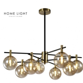 HOME LIGHT TALIA 5 LUSTER 8*G9 CRNA/BAKAR