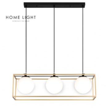 HOME LIGHT TALIA 72 LUSTER 3XE14 CRNA/ZLATO