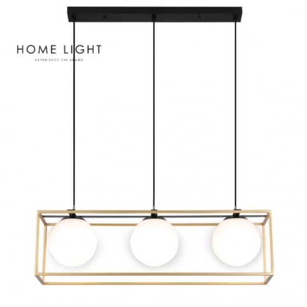 HOME LIGHT TALIA 72 LUSTER 3XE14 CRNA/ZLATO