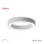 HOME LIGHT Vesta 679 LED plafonjera bela