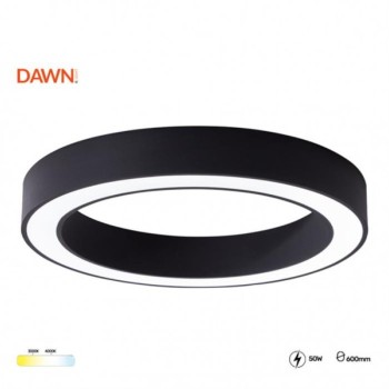 HOME LIGHT Vesta 680 LED plafonjera crna