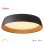 HOME LIGHT Vesta 684 LED plafonjera crna