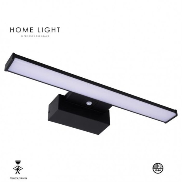 HOME LIGHT Vesta 688 LED zidna lampa sa senzorom crna