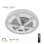 HOME LIGHT YL-FAN-G001 LED plafonjera sa ventilatorom bela