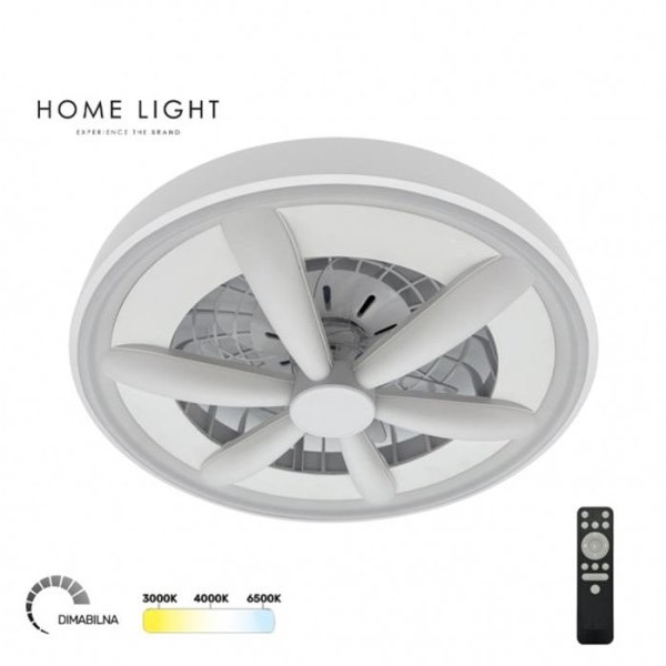 HOME LIGHT YL-FAN-G001 LED plafonjera sa ventilatorom bela