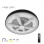 HOME LIGHT YL-FAN-G001 LED plafonjera sa ventilatorom crna
