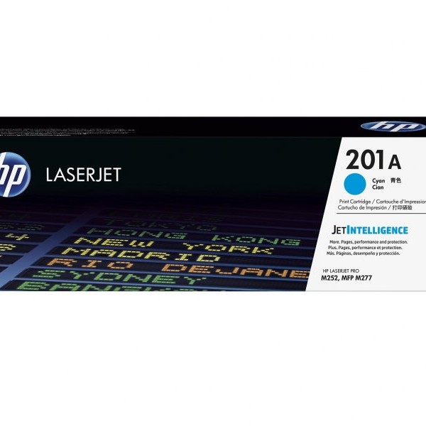 HP 201A Cyan Original LaserJet Toner Cartridge (CF401A)
