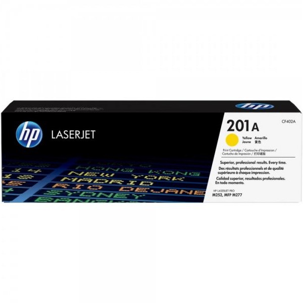 HP 201A Yellow Original LaserJet Toner Cartridge (CF402A)