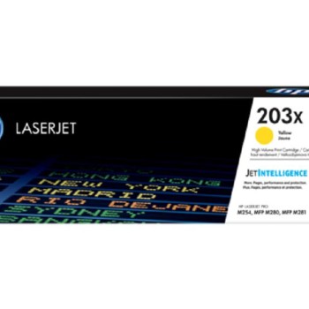 HP 203X High Yield Yellow Original LaserJet Toner Cartridge (CF542X)