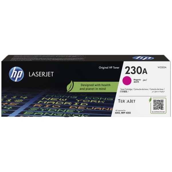 HP 230A Magenta Original LaserJet Toner Cartridge (W2303)
