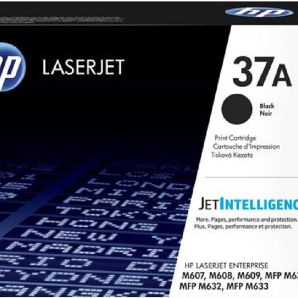 HP 37A Black Original LaserJet Toner Cartridge (CF237A)