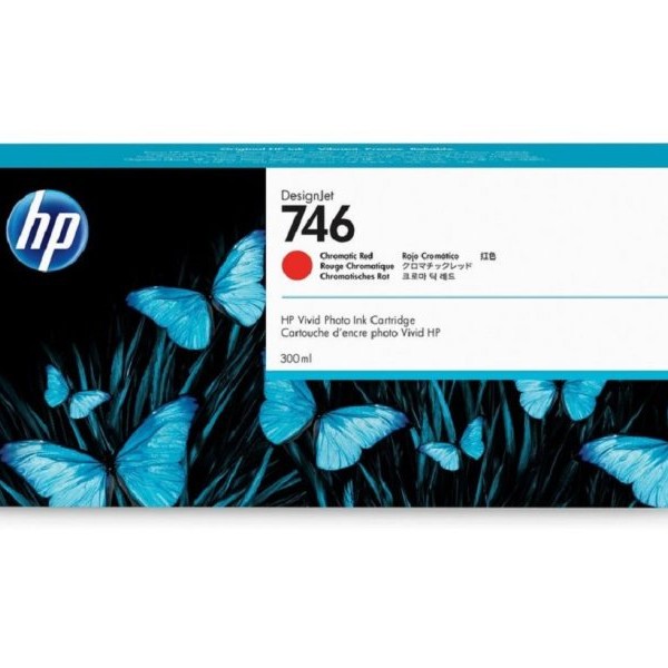 HP 746 Chromatic Red Ink Cartridge - (P2V81A)
