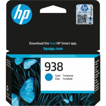 HP 938 Cyan Original Ink Cartridge (4S6X5PE)