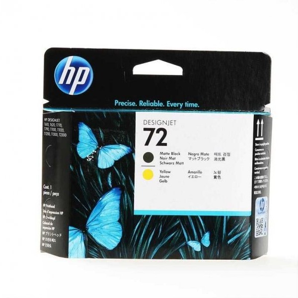 HP Glava No.72 M.Black+Yellow (C9384A)