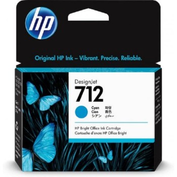 HP HP 712 29-ml Cyan DesignJet Ink Cartridge 3ED67A