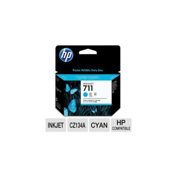 HP No.711 Cyan Designjet Ink Cartridge CZ130A