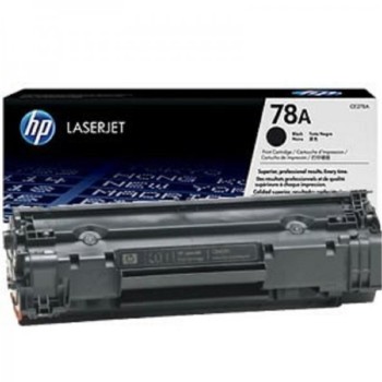 HP 78A Black Original LaserJet Toner Cartridge, CE278A