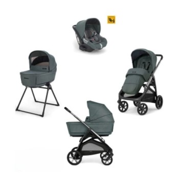 INGLESINA Kolica za bebe Trio sistem Aptica Darwin25,Emeraldgreen