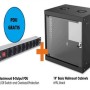 INTELLINET 19'' Zidni orman 6U 560mm 714785 + PDU 8 Output 713986